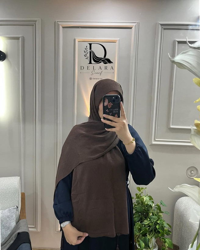 شال لمه شاین مدل سلین ساده و شیک