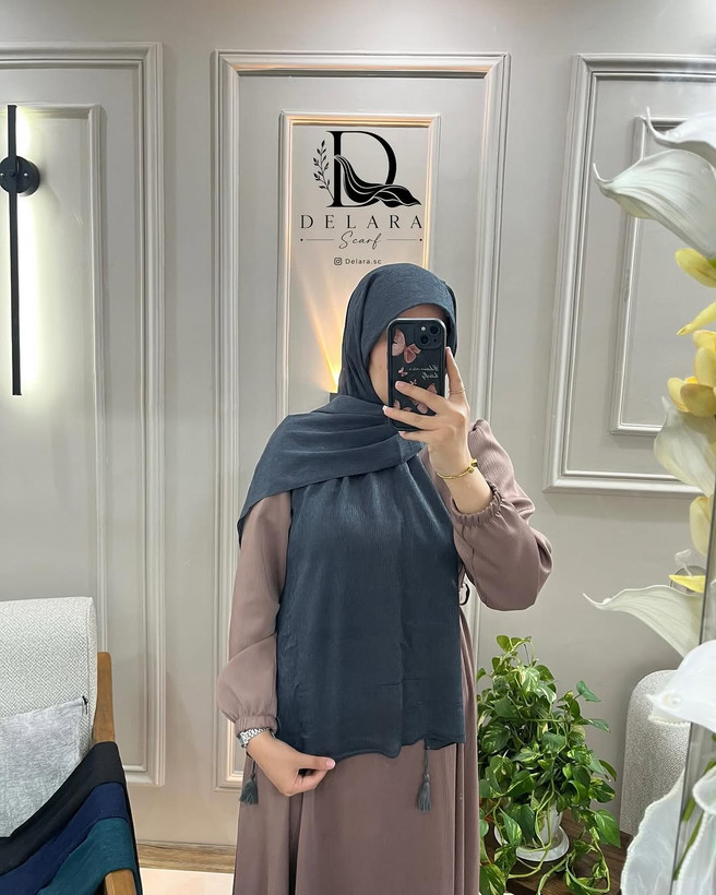 شال لمه شاین مدل سلین ساده و شیک
