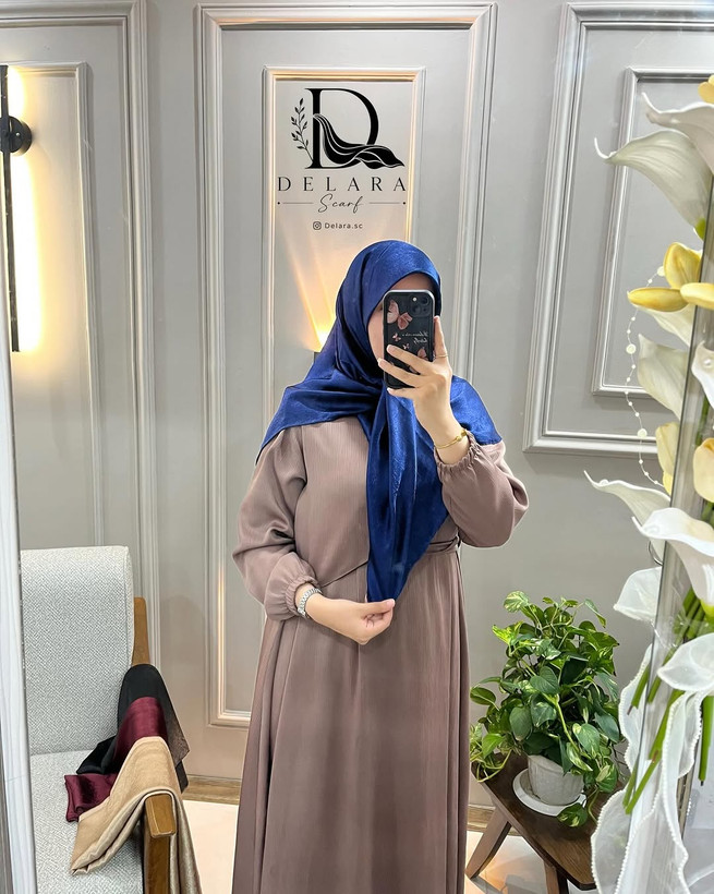 روسری ابریشمی رنگی مدل ابریشم نرم و لطیف