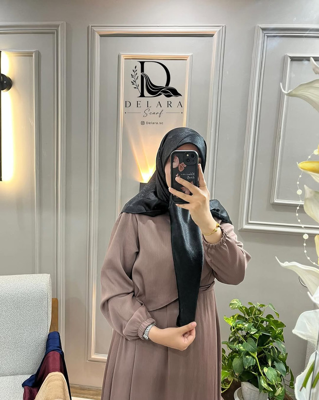 روسری ابریشمی رنگی مدل ابریشم نرم و لطیف